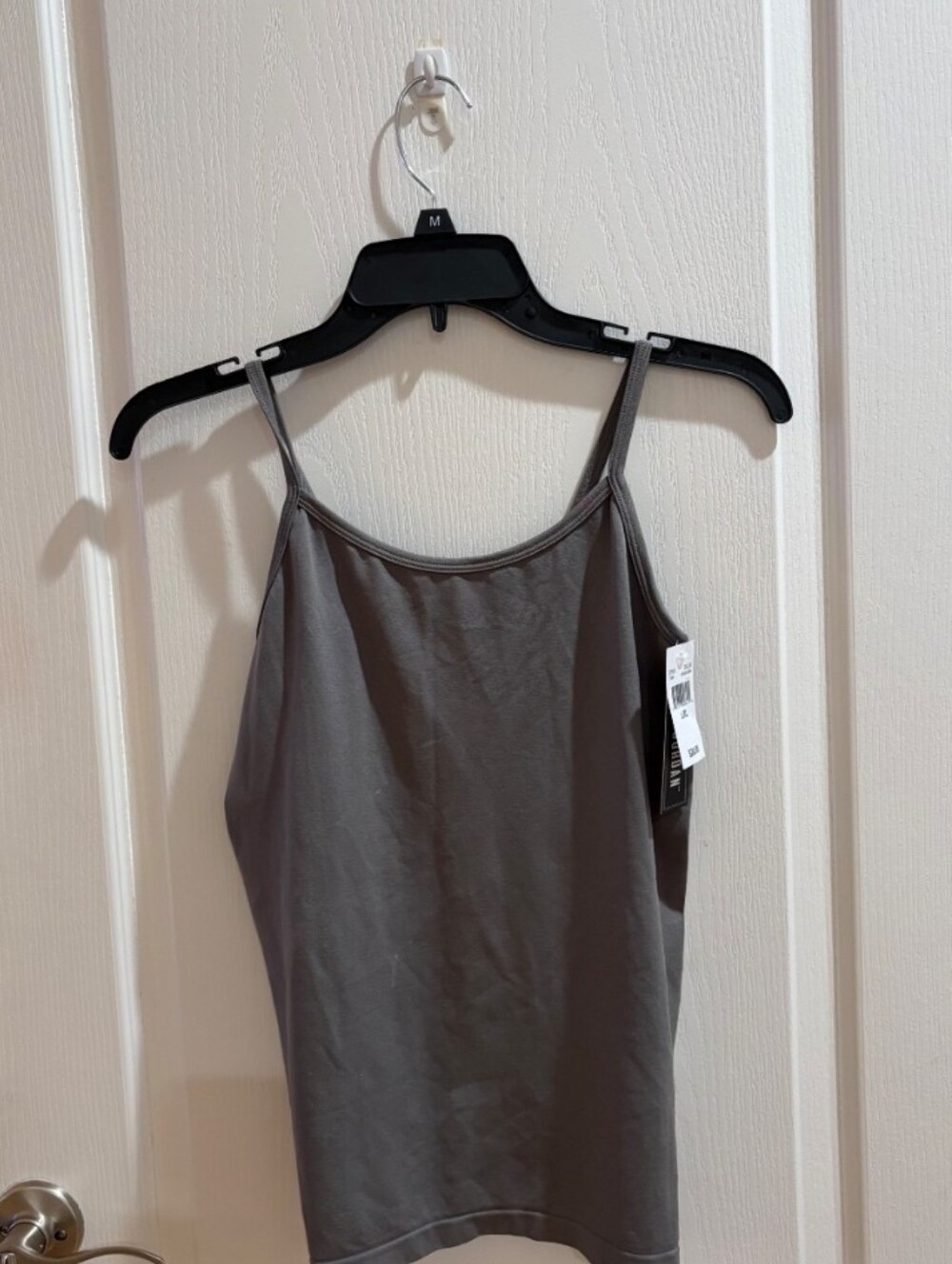LADIES L/XL GREY TANK TOP BRAND NEW